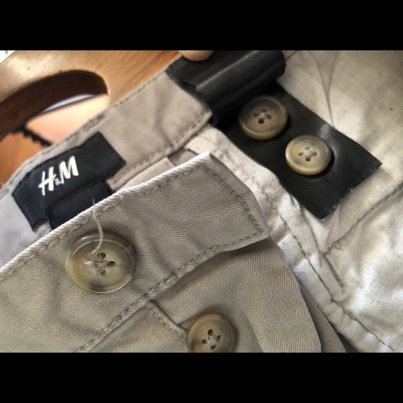H&M Button-up Gray Khakis - Picture 6 of 9